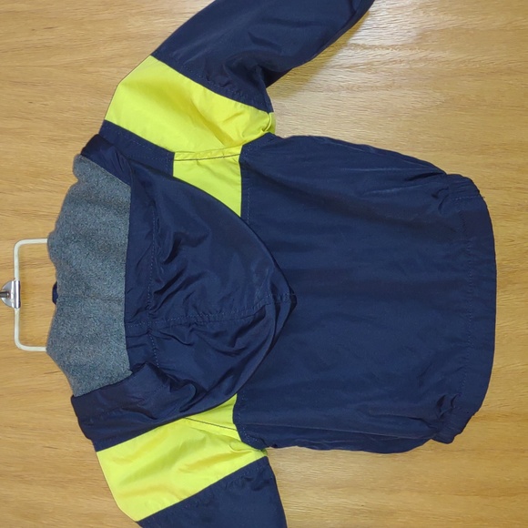 Carter's 2T toddler fleece lined jacket boy pockets hood hat full zipper - Picture 9 of 11